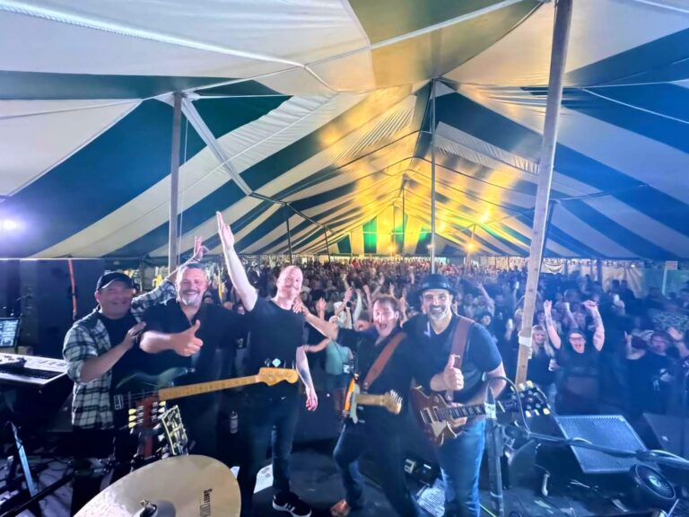 Band Members & Crowd Stage Perspective - Friday The 13th - Mystic Highway